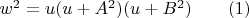 $w^2=u(u+A^2)(u+B^2)\qquad(1)$