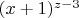 $(x+1)^{z-3}$