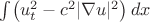 $\int \bigl(u_t^2-c^2|\nabla u|^2\bigr)\,dx$