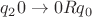 $q_2 0 \to 0 R q_{0}$
