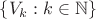 $\{V_k:k\in\mathbb N\}$