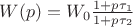 $W(p)=W_0\frac{1+p\tau_1}{1+p\tau_2}$