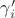 $\gamma_i'$ $\gamma_i'$