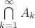 $\bigcap\limits_{k=1}^{\infty}A_k$