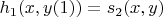 $h_1(x,y(1))=s_2(x,y)$
