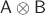 $\mathsf A\otimes\mathsf B$