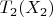 $T_{2}(X_{2})$