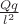 $\frac{{Qq}}{{{l^2}}}$ $\frac{{Qq}}{{{l^2}}}$