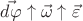 $\vec {d\varphi} \uparrow  \vec \omega \uparrow \vec\varepsilon$