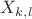 $X_{k, l}$