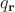 $q_\mathbf{r}$