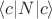 $\langle c | N | c\rangle$