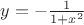 $y=-\frac{1}{1+x^2}$