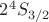 $2^4S_{3/2}$