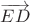 $\overrightarrow{ED}$