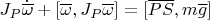 $J_P\dot{\overline \omega}+[\overline\omega,J_P\overline\omega]=[\overline{PS},m\overline g]$