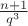 $\frac{n+1}{q^3}$