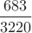 $\dfrac{683}{3220}$