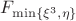 $F_{\min\{{\xi^3}, \eta\}}$