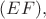 $(EF),$
