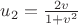 $u_2=\tfrac{2v}{1+v^2}$