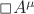 $\Box A^{\mu}$
