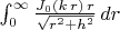 $\int_0^\infty \frac{J_0 (k\,r)\,r}{\sqrt{r^2+h^2}}\,dr$