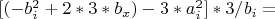 $[(-b_i^2+2*3*b_x)-3*a_i^2]*3/b_i=$