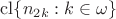 $\operatorname{cl}\{n_{2k}:k\in\omega\}$