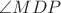 $\angle MDP$