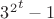 ${3^2}^t - 1 $