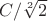 $C/ \sqrt[ 2]2$