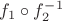 $f_1\circ f_2^{-1}$