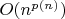 $O(n^{p(n)})$