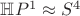 $\mathbb{H}P^1\approx S^4$