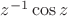 $z^{-1}\cos z$