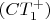 $(CT_1^+)$
