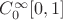 $C_0^{\infty}[0,1]$