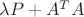$\lambda P + A^TA$