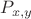 $P_{x, y}$