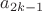 $a_{2k-1}$