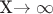X\to\infty
