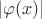 $\left\lvert \varphi(x)\right\rvert$
