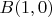 $B(1,0)$