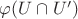 $\varphi(U \cap U&rsquo;)$