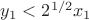 $y_1<2^{1/2}x_1$