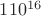 $1&middot;10^{16}$