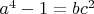 $a^4-1=bc^2$