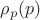 $\rho_p(p)$