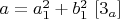 $a=a_1^2+b_1^2$    $[3_a] $